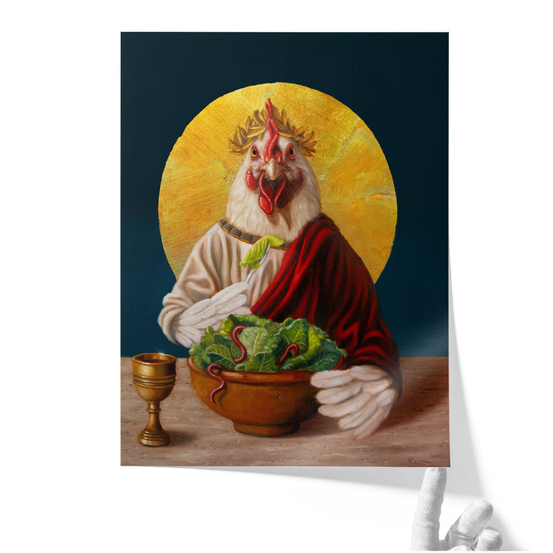 Chickin Caesar - Canvas Print Wall Art