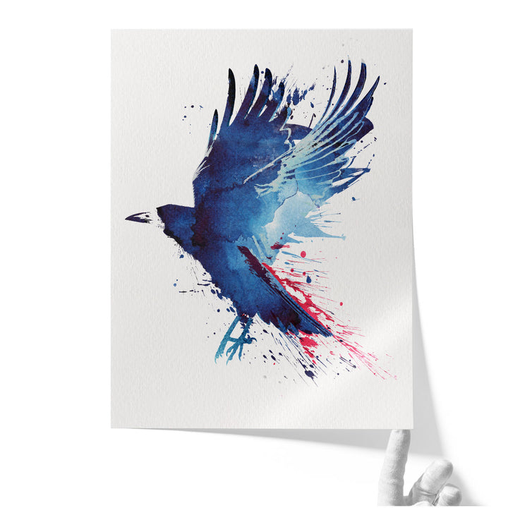 Bloody Crow - Canvas Print Wall Art