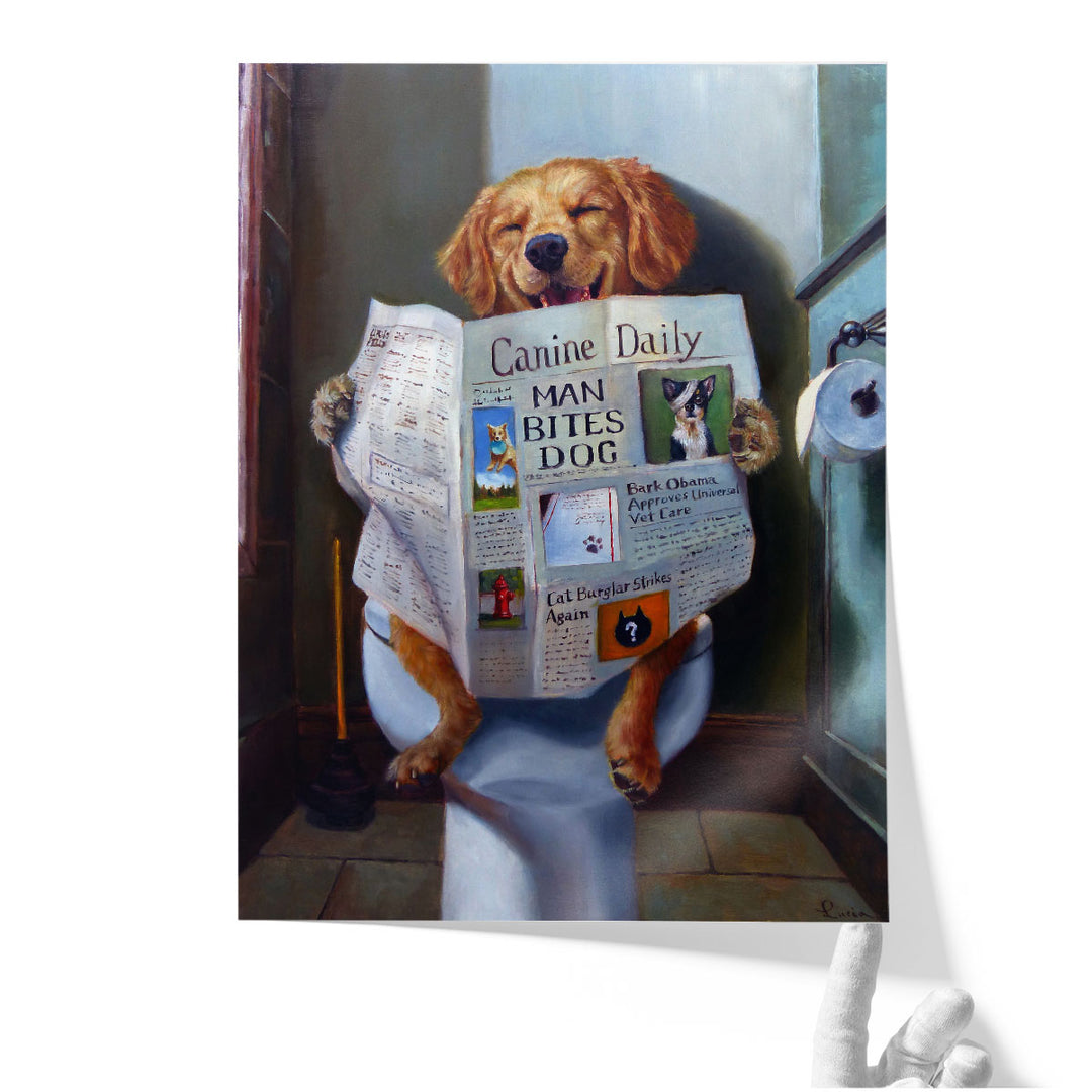 Dog Gone Funny - Canvas Print Wall Art