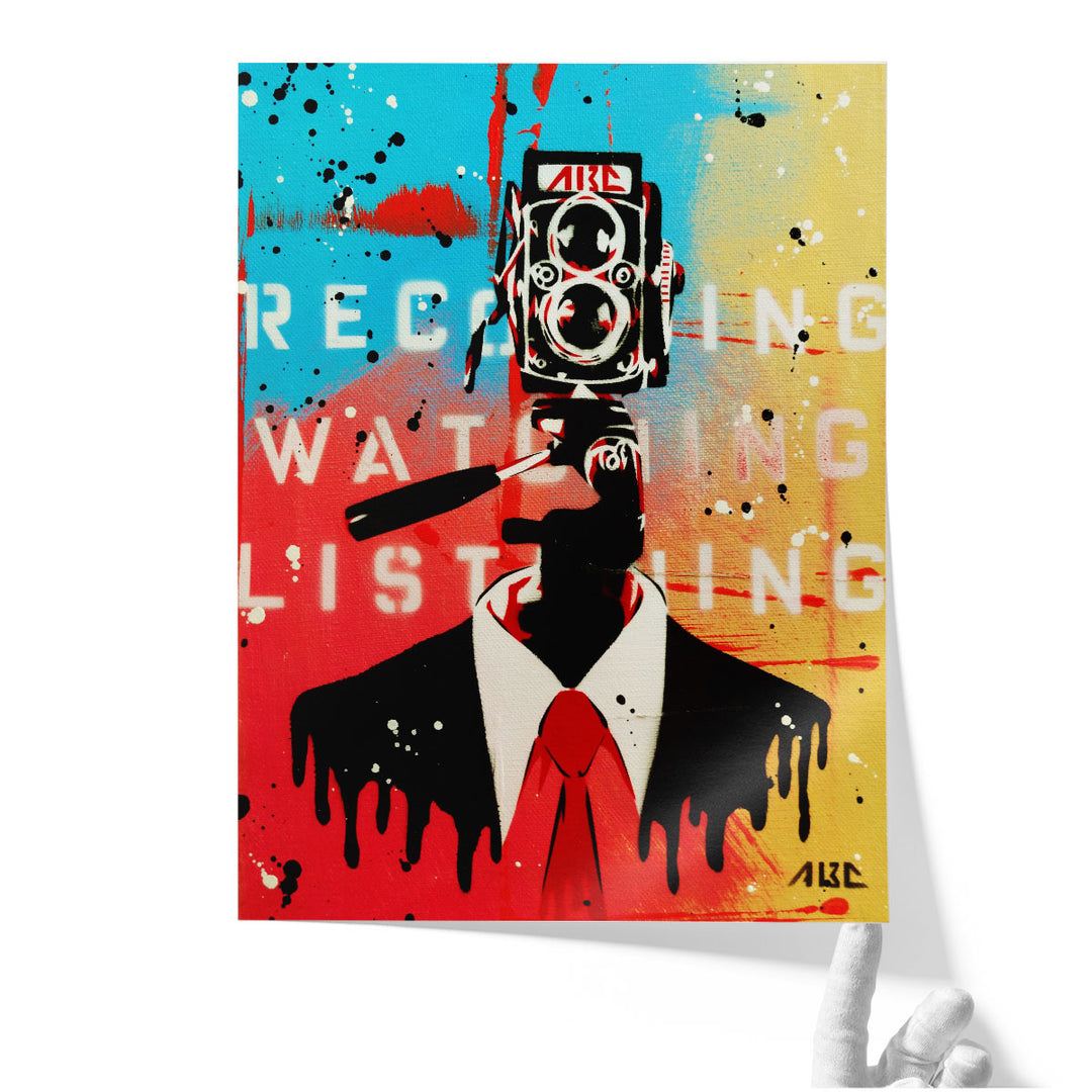 NSA Camera Man - Canvas Print Wall Art