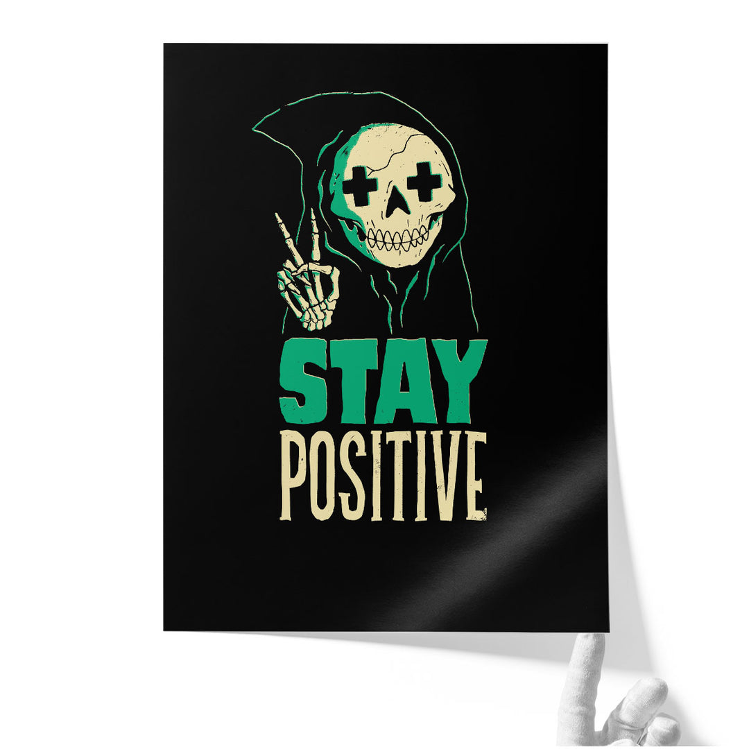 Stay Positive - Canvas Print Wall Art