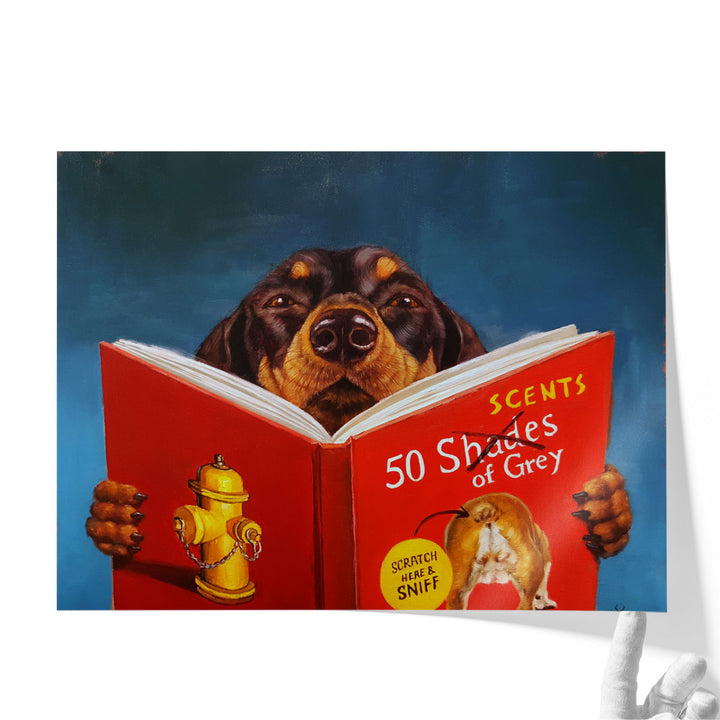50 Scents of Grey - Canvas Print Wall Art
