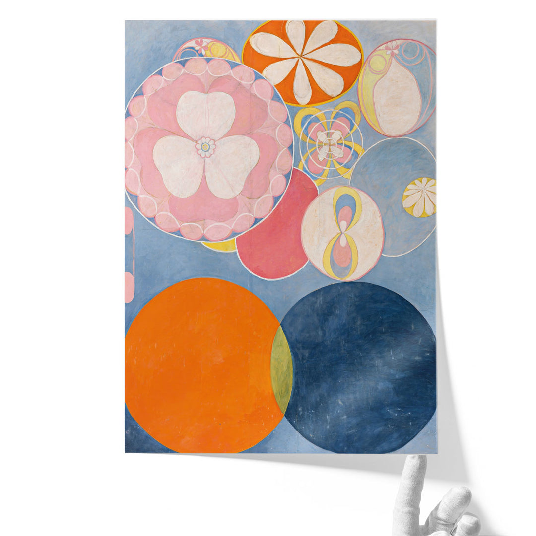 large living room paintings – bold abstract circles