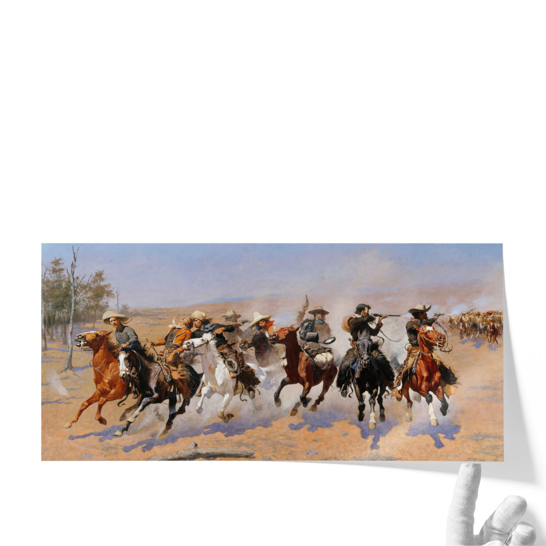 Extra Large Classic Art Prints for Living Room – grand Western scene