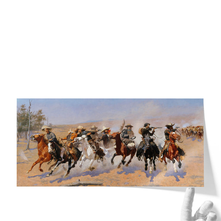 Extra Large Classic Art Prints for Living Room – grand Western scene