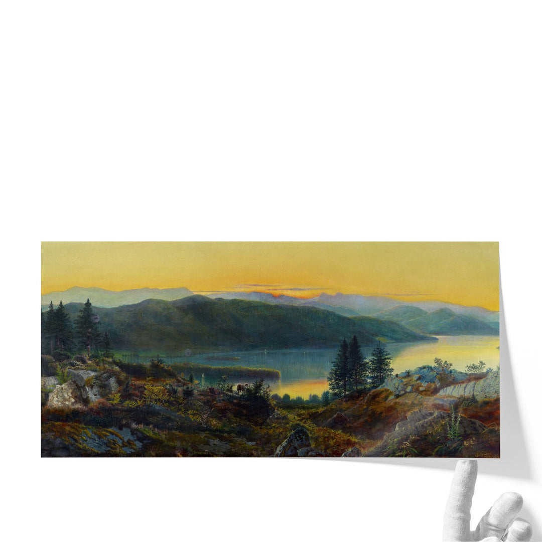 Classic landscape canvas prints for bedroom décor