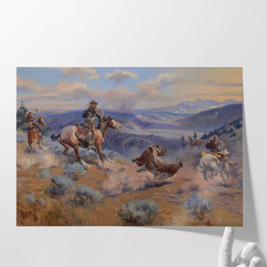 Russell Loops and Swift Horses are Surer than Lead, 1916 - Canvas Print Wall Art