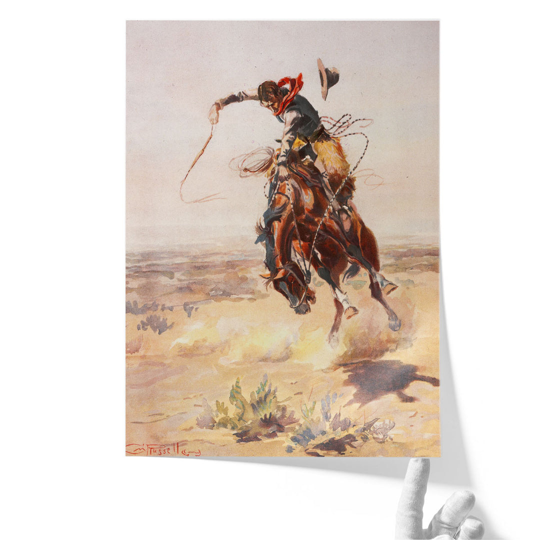 A Bad Hoss , 1905 - Canvas Print Wall Art