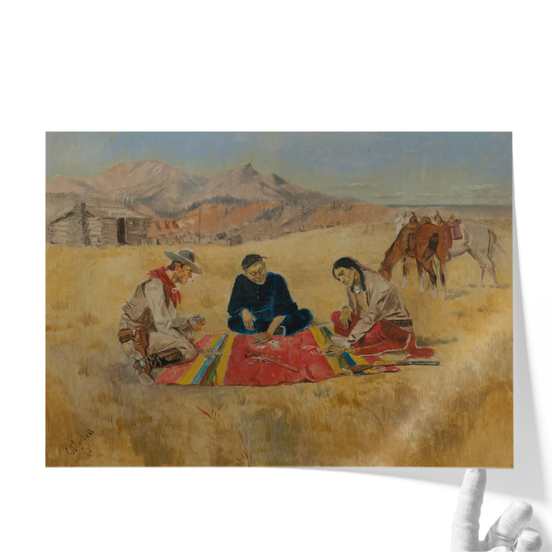 The Poker Game, 1894 - Canvas Print Wall Art
