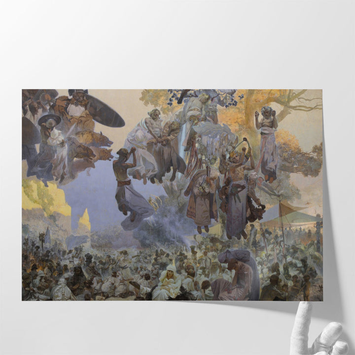 Slav Epic II, The Celebration of Svantovit, 1912 - Canvas Print Wall Art