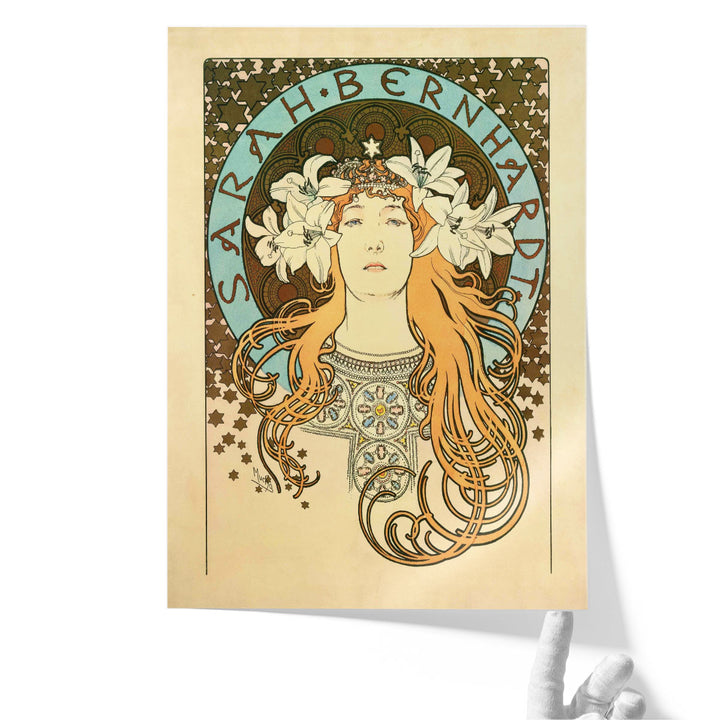 Sarah Bernhardt, 1896 - Canvas Print Wall Art