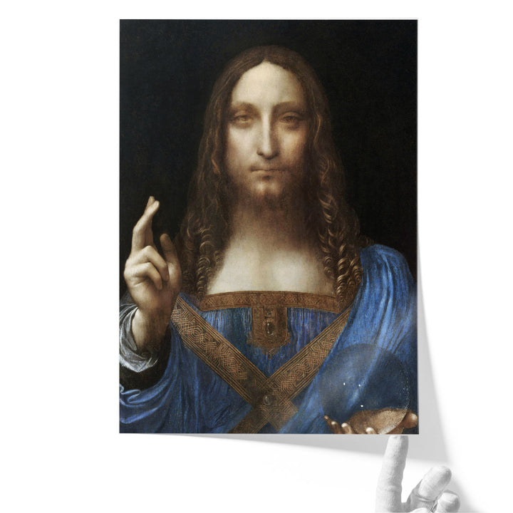Salvator Mundi, 1500 - Canvas Print Wall Art