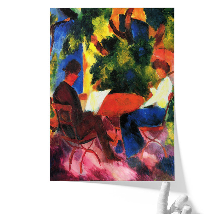 At the Garden Table, 1914 - Canvas Print Wall Art