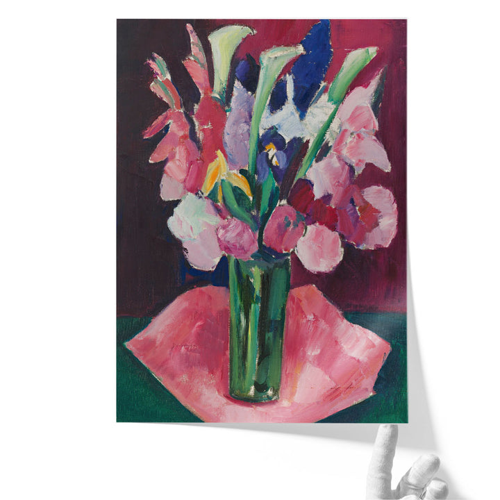 Flowers in a Vase - Canvas Print Wall Art