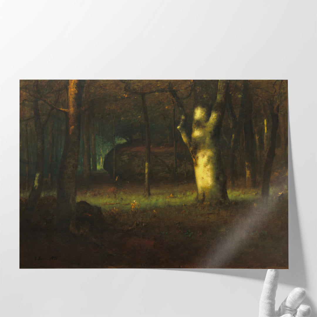 Sunset in the Woods, 1891 - Canvas Print Wall Art
