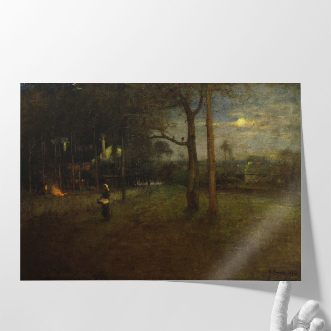 Moonlight, Tarpon Springs - Canvas Print Wall Art