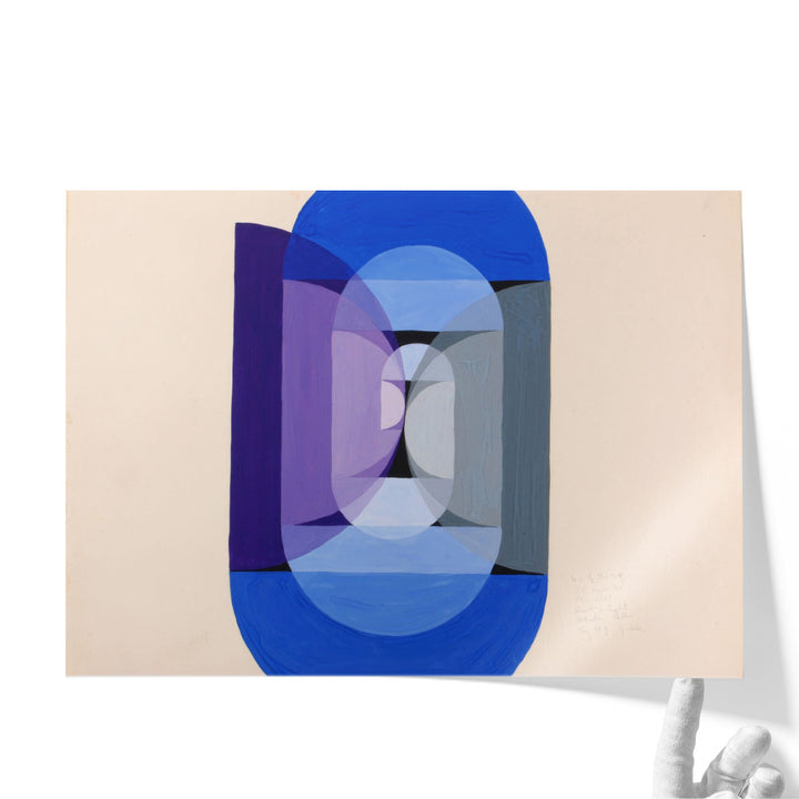 Modern office wall decor in soft tones