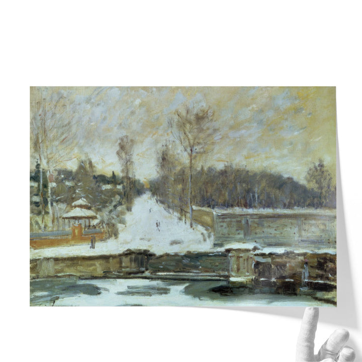 Alfred Sisley - The Watering Place at Marly Le Roi 1875 - Canvas Print Wall Art