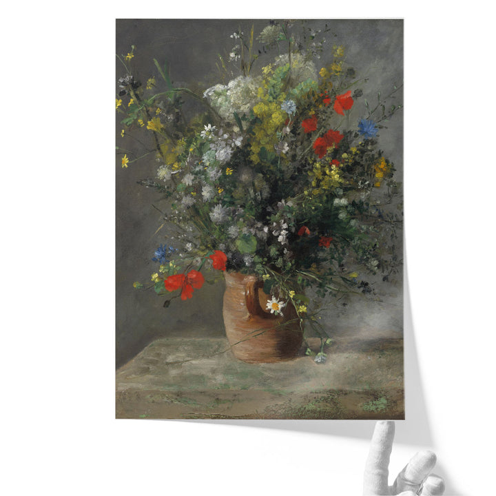 Flowers in a Vase, 1866 - Canvas Print Wall Art