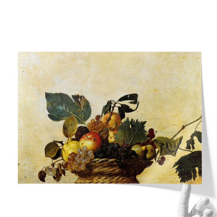 Basket of Fruit - Canvas Print Wall Art
