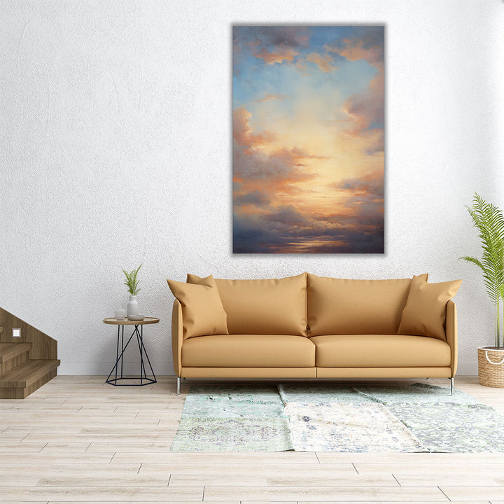 Cloudy Skyscape - Canvas Print Wall Art