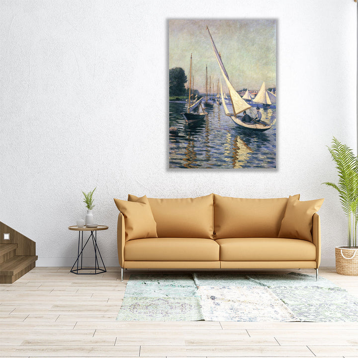 Regatta at Argenteuil, 1893 - Canvas Print Wall Art