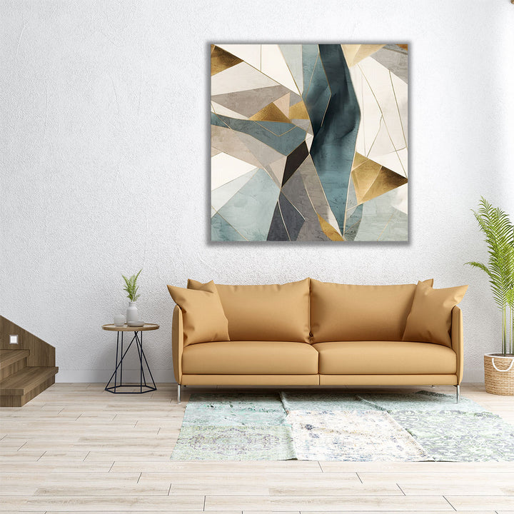 Abstract Grid 2 - Canvas Print Wall Art