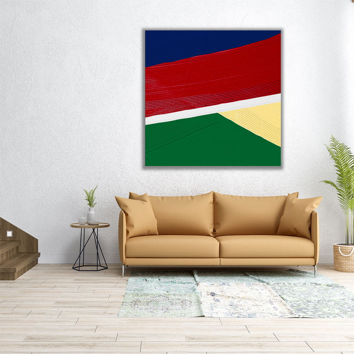 Stacked Color Square 2 - Canvas Print Wall Art