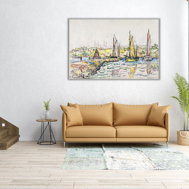 Concarneau, 1925 - Canvas Print Wall Art