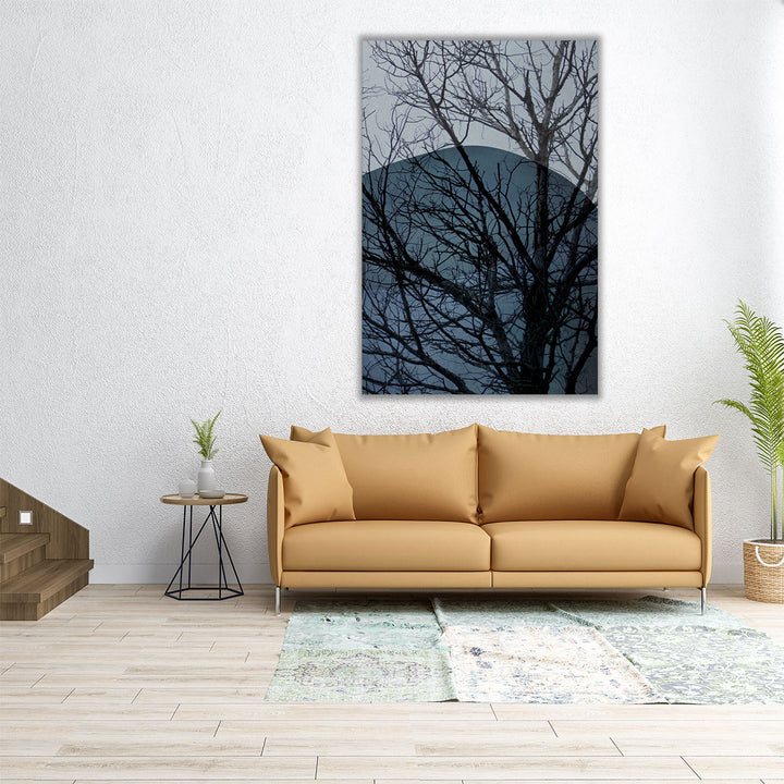 Blue Tree 2 - Canvas Print Wall Art