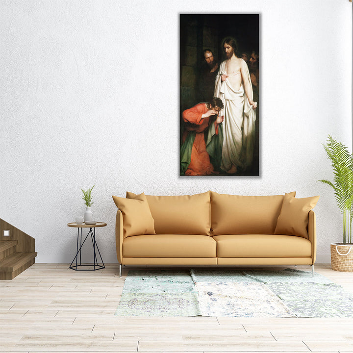 The Doubting Thomas - Canvas Print Wall Art