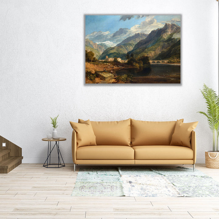 Bonneville, Savoy, 1803 - Canvas Print Wall Art