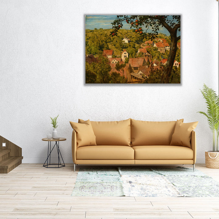 Blick auf Mamolsheim, 1890 - Canvas Print Wall Art