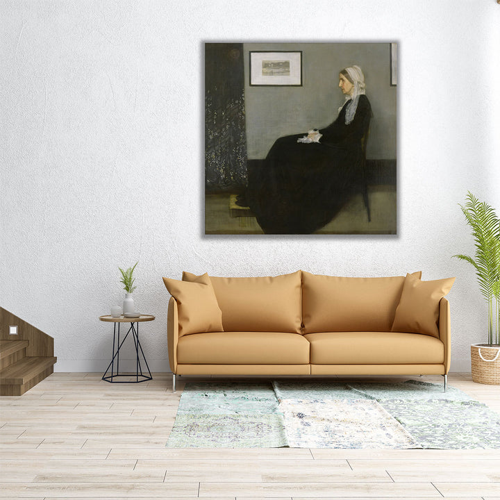 Arrangement in Grey and Black No. 1 - Canvas Print Wall Art