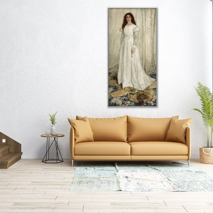 Symphony in White, No. 1, The White Girl - Canvas Print Wall Art