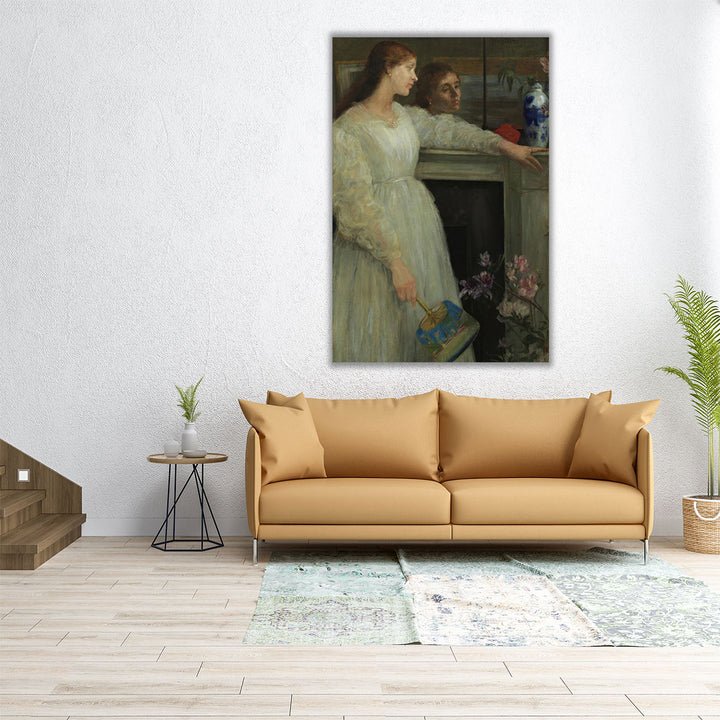 Symphony in White, No. 2 The Little White Girl - Canvas Print Wall Art