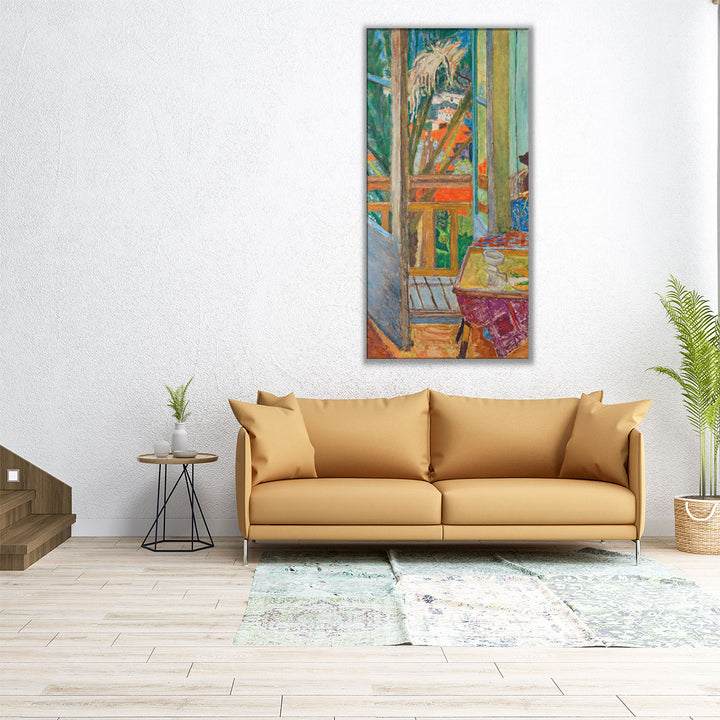 La Porte Fenetre Avec Chien, 1927 - Canvas Print Wall Art