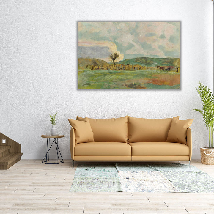Campagne, Le Labour, 1909 - Canvas Print Wall Art