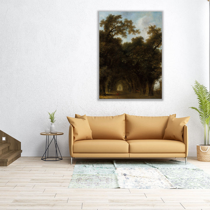 A Shaded Avenue - Canvas Print Wall Art