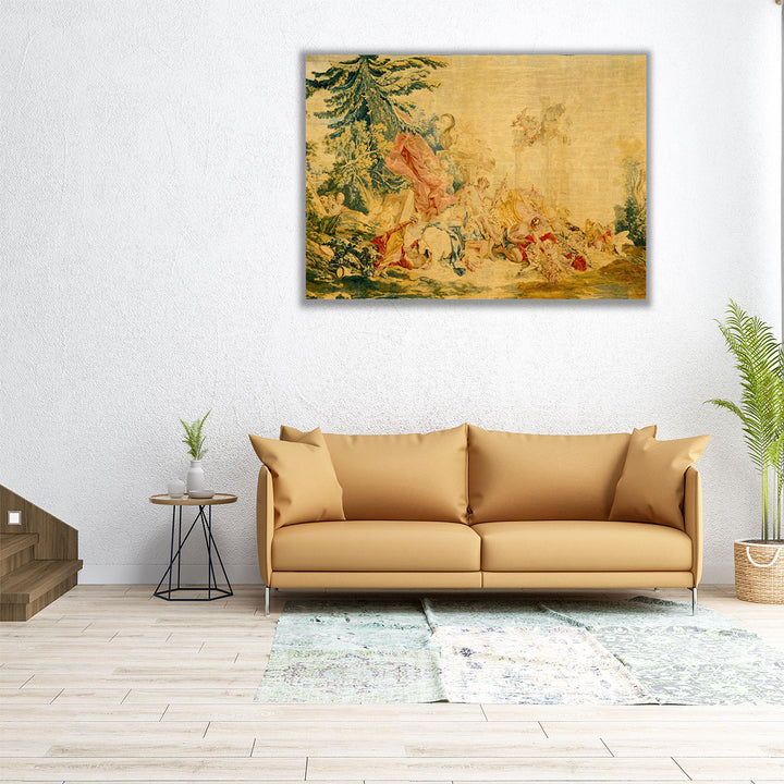 Bacchus and Ariadne From a Set of the Loves of the Gods - Canvas Print Wall Art