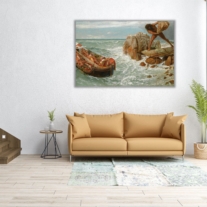 Odysseus and Polyphemus, 1896 - Canvas Print Wall Art