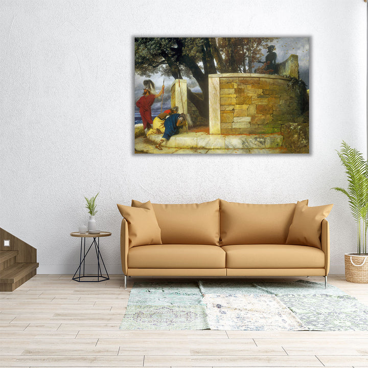 The Sanctuary of Hercules, 1884 - Canvas Print Wall Art