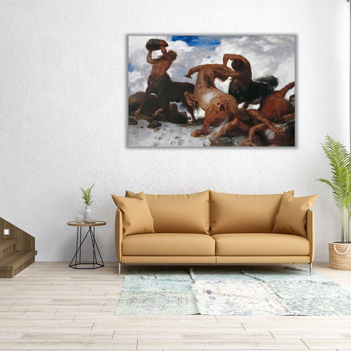 Battle of the Centaurs - Canvas Print Wall Art