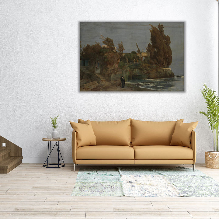 Villa by the Sea - Canvas Print Wall Art