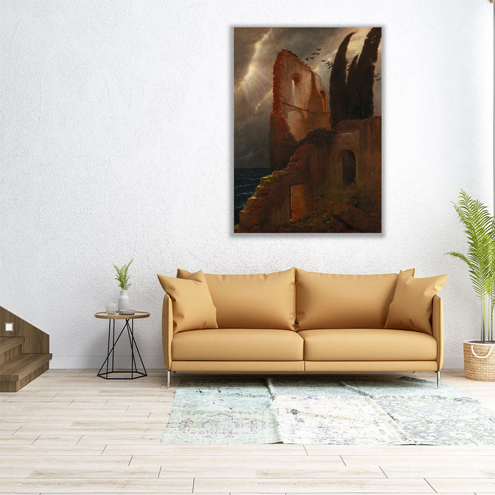 Ruin by the Sea, 1881 - Canvas Print Wall Art