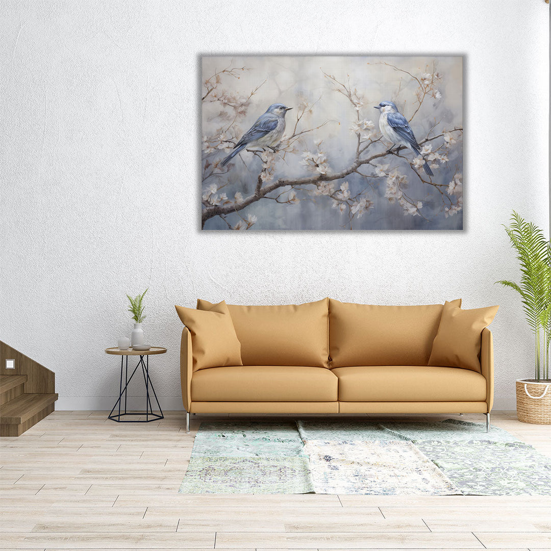 Bloomsbury Birdsong - Canvas Print Wall Art