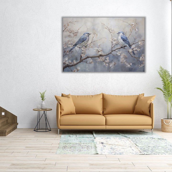 Bloomsbury Birdsong - Canvas Print Wall Art