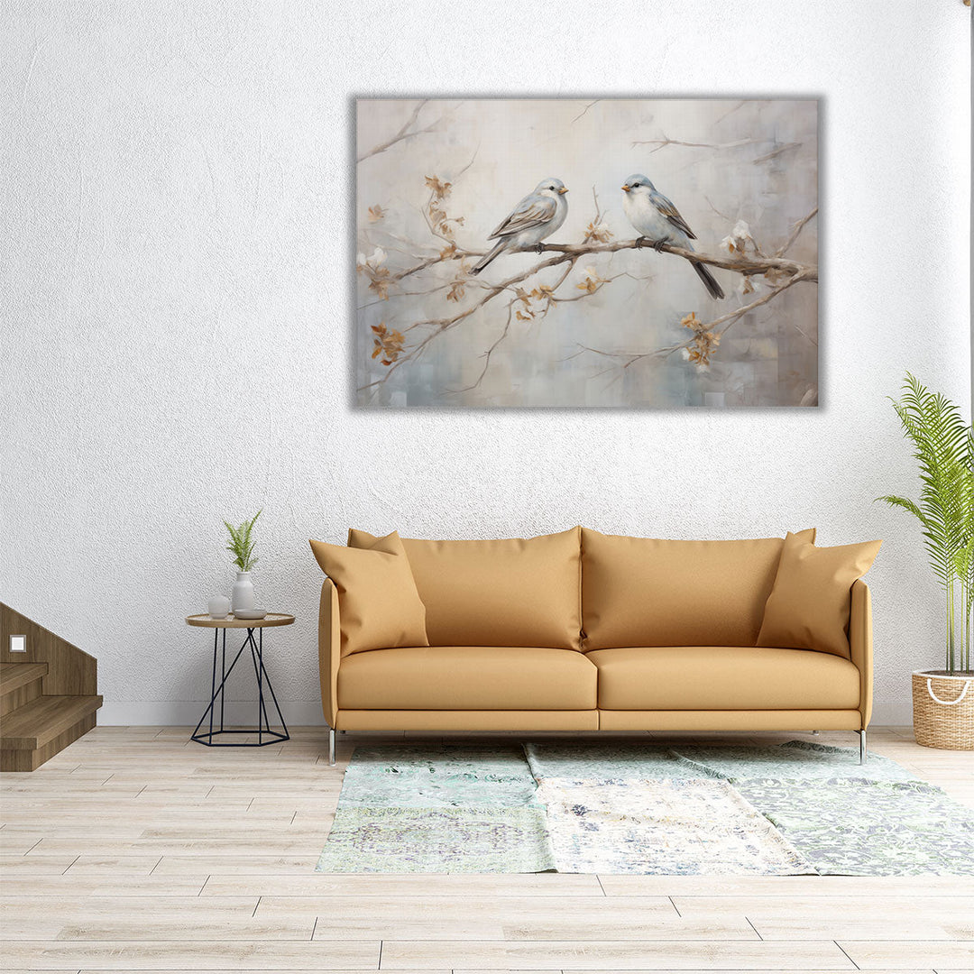 Bloomsbury Birdsong 2 - Canvas Print Wall Art