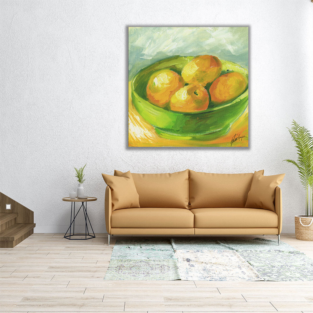 large wall decor – colorful kitchen focus