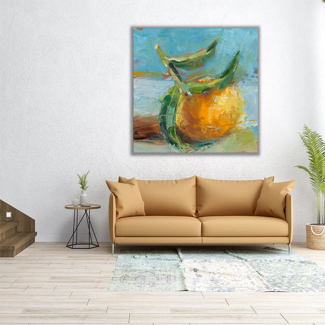 24x24 Canvas Print – orange fruit still life